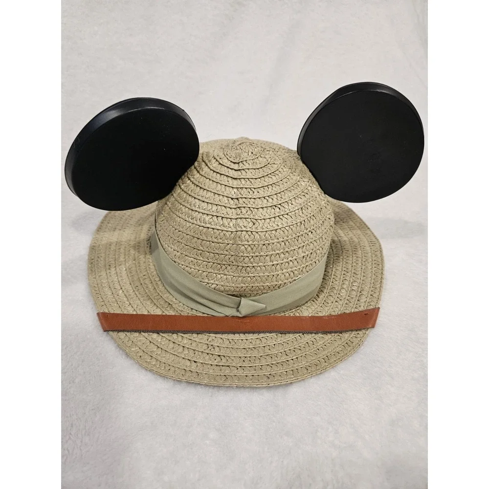 Walt Disney Animal Kingdom Safari Vintage Youth Hat Mickey Mouse Ears 55cm